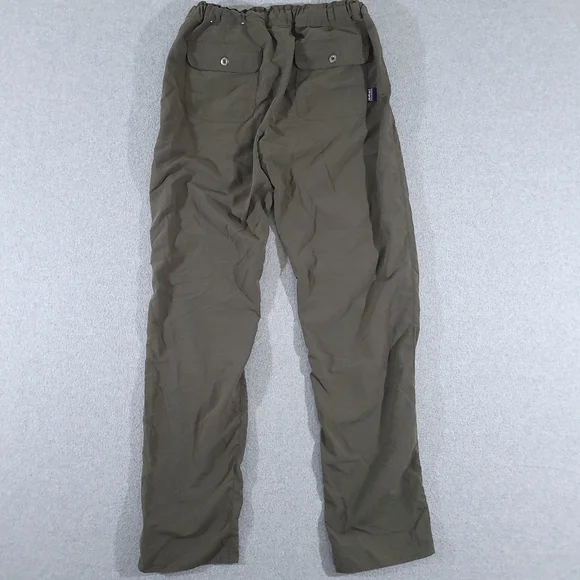 Patagonia Upcountry Pants Women's Size 6 Green Straight Casual Outdoor Hiking - Picture 6 of 7